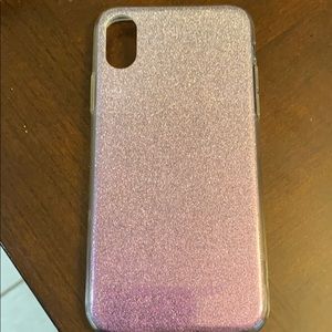 Kate Spade iPhone X/XS Pink ombré phone case